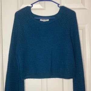 Blue long sleeve sweater
